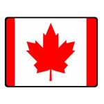 Flag of Canada, 1964 Double Sided Fleece Blanket (Small) 