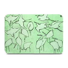 Katsushika Hokusai, Egrets From Quick Lessons In Simplified Drawing Plate Mats by Valentinaart