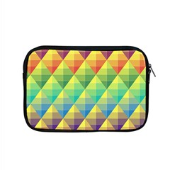 Background Colorful Geometric Triangle Apple Macbook Pro 15  Zipper Case by HermanTelo