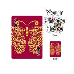 Butterfly Insect Bug Decoration Playing Cards Double Sided (mini) by HermanTelo