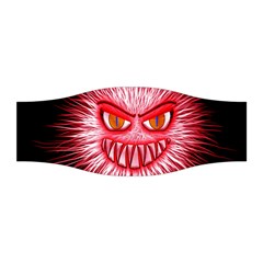 Monster Red Eyes Aggressive Fangs Stretchable Headband by HermanTelo