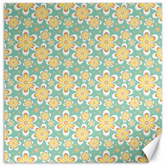 Seamless Pattern Floral Pastels Canvas 16  X 16  by HermanTelo