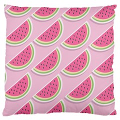 Melons Pattern Food Fruits Melon Large Flano Cushion Case (two Sides) by Pakrebo