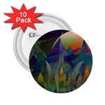 Mountains Abstract Mountain Range 2.25  Buttons (10 pack) 