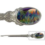 Mountains Abstract Mountain Range Letter Opener Front