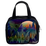 Mountains Abstract Mountain Range Classic Handbag (Two Sides)