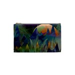 Mountains Abstract Mountain Range Cosmetic Bag (Small)