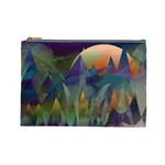 Mountains Abstract Mountain Range Cosmetic Bag (Large)