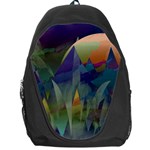 Mountains Abstract Mountain Range Backpack Bag