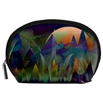 Mountains Abstract Mountain Range Accessory Pouch (Large)