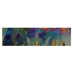 Mountains Abstract Mountain Range Satin Scarf (Oblong)