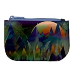 Mountains Abstract Mountain Range Large Coin Purse