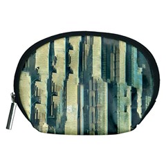 Texture Abstract Buildings Accessory Pouch (medium)