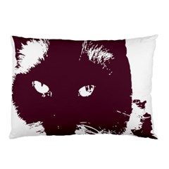 Cat Nature Design Animal Skin Pink Pillow Case by HermanTelo