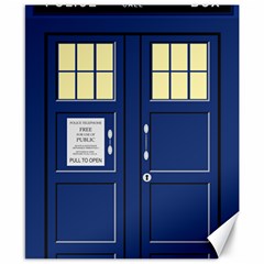 Tardis Doctor Who Time Travel Canvas 8  X 10  by HermanTelo