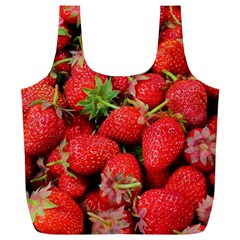 Strawberries Full Print Recycle Bag (xl) by TheAmericanDream