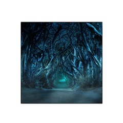 Trees Road Moonlight Avenue Satin Bandana Scarf