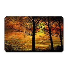 Nature Sunset Landscape Sun Magnet (rectangular) by Pakrebo