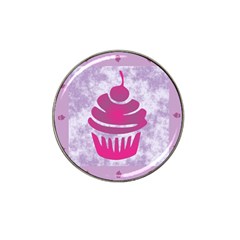 Cupcake Food Purple Dessert Baked Hat Clip Ball Marker (10 Pack) by HermanTelo