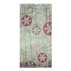 Background Christmas Vintage Old Shower Curtain 36  X 72  (stall)  by HermanTelo