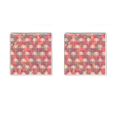 Colorful Background Abstract Cufflinks (square) by HermanTelo