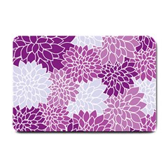 Floral Purple Small Doormat  by HermanTelo