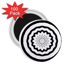 Mandala 2 25  Magnets (100 Pack)  by HermanTelo