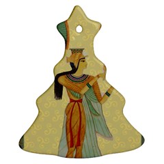 Egyptian Design Man Artifact Royal Christmas Tree Ornament (two Sides) by Sapixe