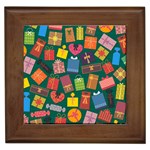 Presents Gifts Background Colorful Framed Tiles