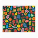 Presents Gifts Background Colorful Small Glasses Cloth