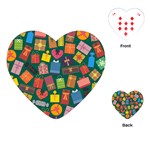 Presents Gifts Background Colorful Playing Cards (Heart)