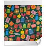 Presents Gifts Background Colorful Canvas 8  x 10 