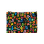 Presents Gifts Background Colorful Cosmetic Bag (Medium)