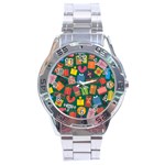 Presents Gifts Background Colorful Stainless Steel Analogue Watch