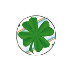 Shamrock Clover Saint Patrick Leaves Hat Clip Ball Marker