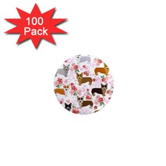 Corgis Corgi Pattern 1  Mini Magnets (100 Pack)  by Sapixe