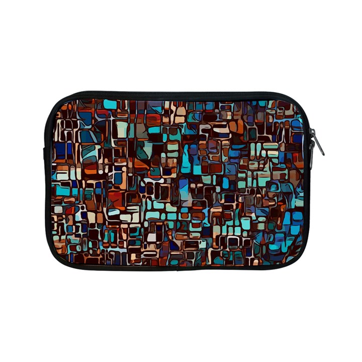 Stained Glass Mosaic Abstract Apple iPad Mini Zipper Cases