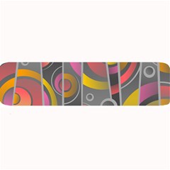 Abstract Colorful Background Grey Large Bar Mats by Bajindul