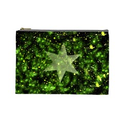 Star Blue Star Space Universe Cosmetic Bag (large) by Bajindul