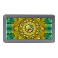 Mandala In Peace And Feathers Memory Card Reader (mini) by pepitasart