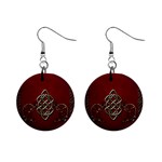 Wonderful Decorative Celtic Knot Mini Button Earrings