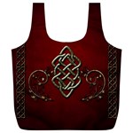 Wonderful Decorative Celtic Knot Full Print Recycle Bag (XL)