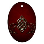 Wonderful Decorative Celtic Knot Ornament (Oval)