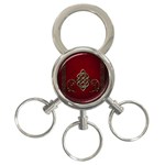 Wonderful Decorative Celtic Knot 3-Ring Key Chain