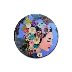 Dream  Rubber Coaster (round)  by CKArtCreations