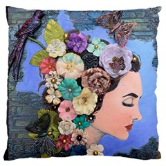 Dream  Large Flano Cushion Case (two Sides) by CKArtCreations