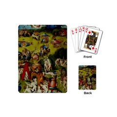 Hieronymus Bosch The Garden Of Earthly Delights (closeup) 3 Playing Cards Single Design (mini)