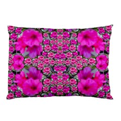 From The Sky Came Flowers In Peace Pillow Case (two Sides) by pepitasart