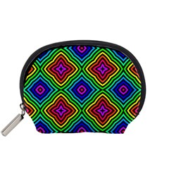 Pattern Rainbow Colors Rainbow Accessory Pouch (small)