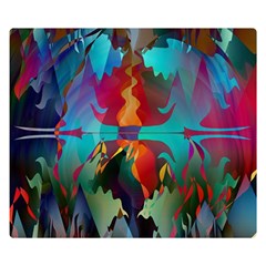 Background Sci Fi Fantasy Colorful Double Sided Flano Blanket (small)  by Nexatart